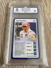 Lewis Hamilton Sporting Heroes Rookie RC Top Trumps Trading Card MGC 8 Graded