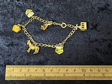 Silver Charm Bracelet Vintage Piece Curios Souvenir Item Unusual Jewellery 66
