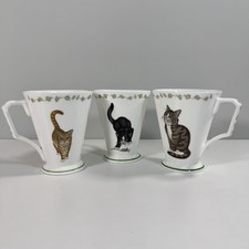 St Michael Cat Mugs Set Of 3