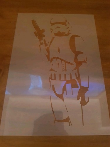 Star wars stormtrooper stencil - star,