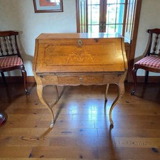 Antique ladies writing - , desk
