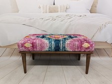 Entryway bench, Upholstered