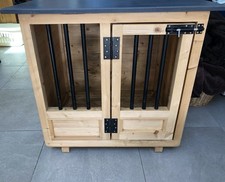 Bespoke wooden dog crate 