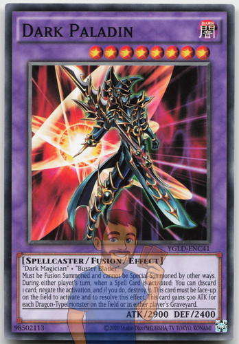 Dark paladin ygld enc41 - paladin, common