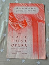 Vintage 1949 Theatre Program
