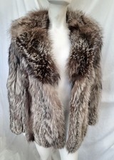 Real Silver Fox Fur Vintage