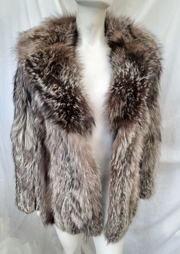 Real silver fox fur - real,