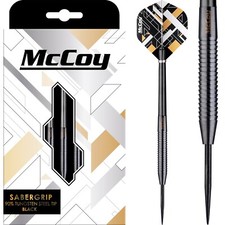 Tungsten Darts Set 18g 20g 22g 24g 26g grams 90% McCoy Sabergrip Black Razor