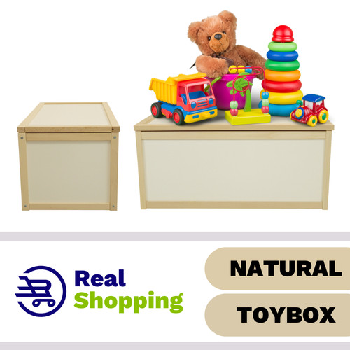 Kids wooden toy box storage - kids,