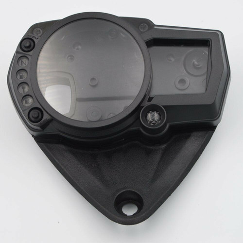 Black speedometer gauge - black,