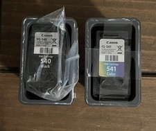 Canon PG540 Black & CL541 Colour Ink Cartridge Bundle (Opened Never Used)