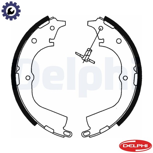 Brake shoe set ls1744 - set, for