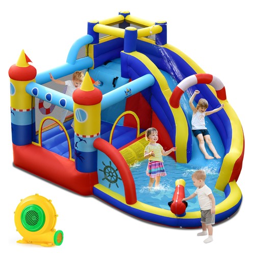 Inflatable water park with - park,