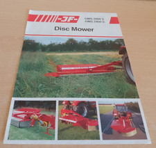 JF Disc Mower Mounted GMS 2000S 2400S Farm Leaflet