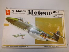 VINTAGE AMT T648 1:48 Scale Gloster Meteor MK.I Plastic Model Kit