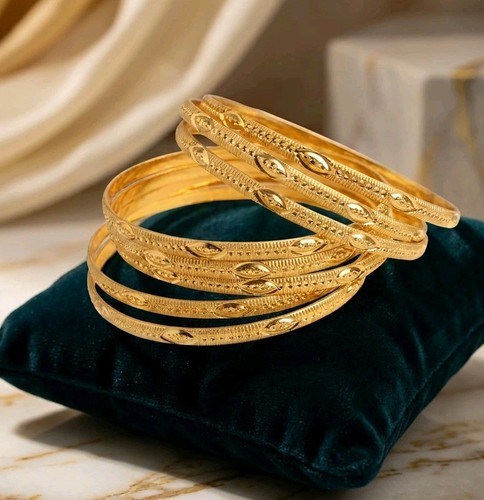 Ethnic bangles 22k gold - ethnic,