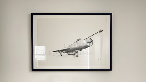 Graphite drawing - su-9,