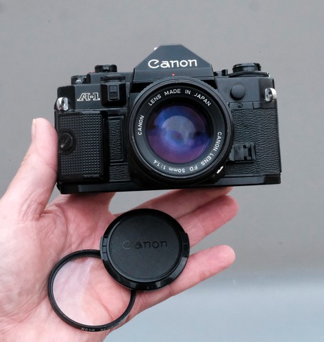 Exc canon 1 35mm - a-1, slr
