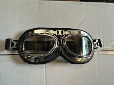 X2 Motorcycle Goggles Flying Scooter Aviator Helmet Glasses Clear