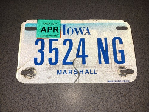 License plate iowa - license,