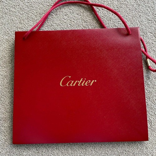 Authentic cartier shopping bag - authentic,