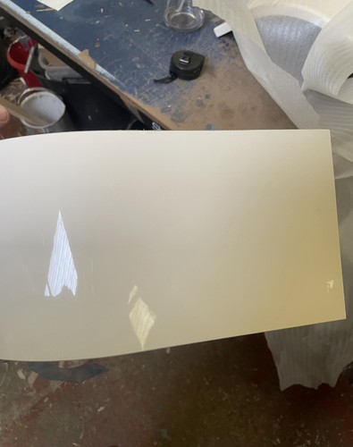 Cream gloss external curved - external,