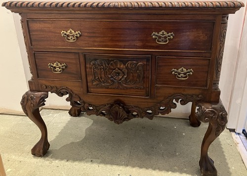 Vintage mahogany lowboy table - vintage,