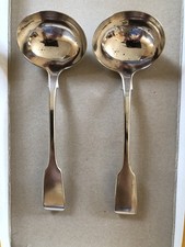 2 Vintage Silver Plated Sauce