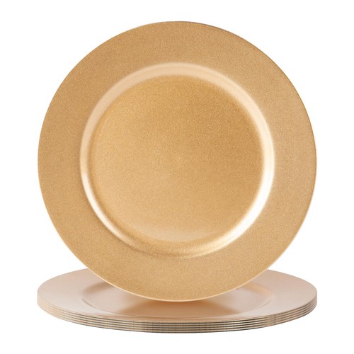 Metallic charger plates - charger,
