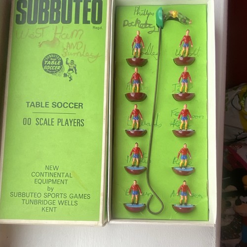 Subbuteo west ham heavyweight - subbuteo,