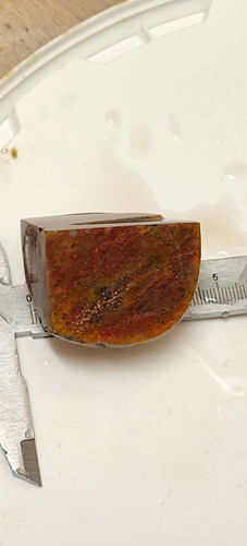 Polished tumbled agate stone - tumbled,