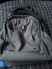 Swiss Gear Wenger Airflow Laptop Backpack Medium, Black/Grey, Padded