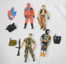 Vintage GI Joe Action Force Action Figures And Accessories Lot #3 Alley Viper