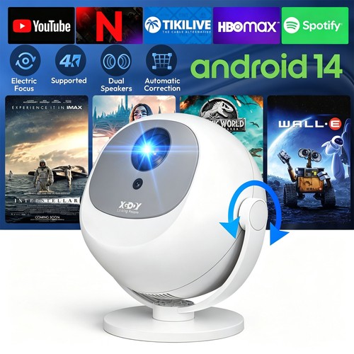 Xgody mini projector - 4k, 8k