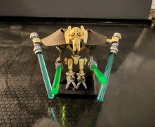 Custom Lego Star Wars General Grievous Minifigure with weapons & Cape Cloth