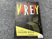 Theatre Royal Hanley Variety Theatre Programme 