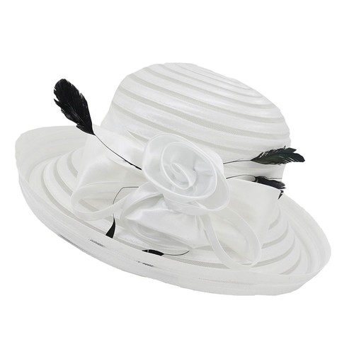 Elegant white bowler - elegant,