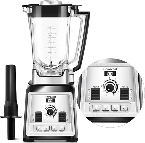 Amzchef blender smoothie maker - smoothie,
