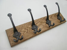 9 sizes WOODEN HANDMADE COAT RACK HALLWAY COUNTRY HANGER HANGING HOOKS PEGS 123