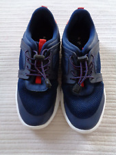 TU Junior Boys Navy Trainers with Drawstring Closure UK4  - Excellent Condition