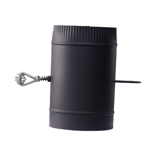 Stove pipe with - with, damper