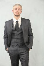 Men's 3 Piece Charcoal Prince
