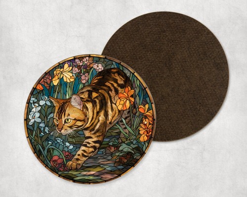 Bengal cat wildflower garden - bengal,