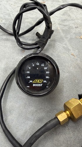 Genuine aem boost gauge - aem,