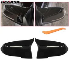 2x Gloss Black Side Mirror