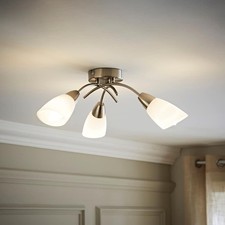 Ceiling Light Fitting Brushed
