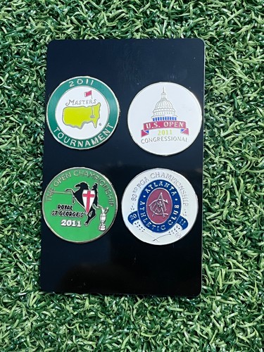 Set flat golf ball marker - flat,