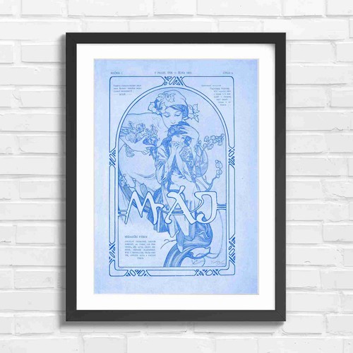 Art nouveau woman floral - nouveau,