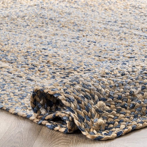 Rectangle denim jute mix - rectangle, &