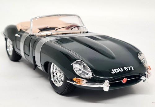 Burago jaguar e type - burago, 1/18